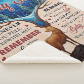 鹿の感じ母を息子に圧倒する シェルパブランケット (3/4)