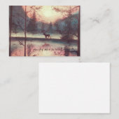 鹿の木 ノートカード (正面/裏面)