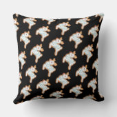 鹿の格言カスタマイズ文字とカラー20"X20" クッション (裏面)