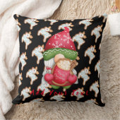 鹿の格言カスタマイズ文字とカラー20"X20" クッション (ブランケット)