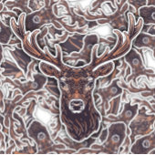 鹿の森の動物のシール |ダイカットのシール シール