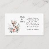 鹿の森の動物の本ベビー囲いカード エンクロージャーカード (正面)