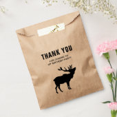 鹿の森の感謝祭の誕生日パーティー フェイバーバッグ (封をした状態)