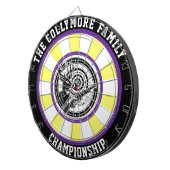 鹿の森の標的ブルズアイ芸術 ダーツボード (正面右)