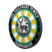 鹿の森の目標の壁の装飾 ダーツボード (正面右)