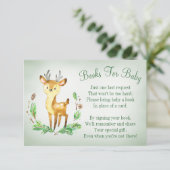 鹿の森の赤ちゃんシャワー本カードを持って来る エンクロージャーカード (スタンド正面)