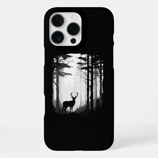 鹿の森の野生生物 iPhoneケース (裏面)