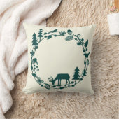 鹿の森サークル クッション (ブランケット)