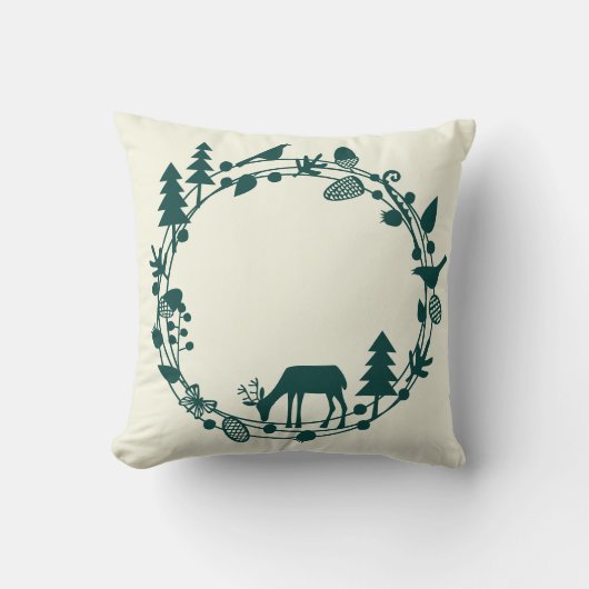 鹿の森サークル クッション (正面)