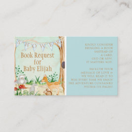 『鹿の森林動物フクロウ本』 名刺