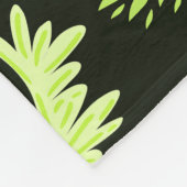 鹿の森：ヴィンテージ風光明媚なパターン。 フリースブランケット (角)