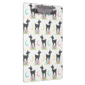 鹿の模様，ベビー鹿，ボホ，花，月 クリップボード (右)