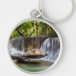 鹿の滝とエラワンリラックスの滝 キーホルダー