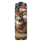 鹿の狩りが愛国心の原野に タンブラー (正面)