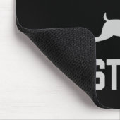 鹿の狩り食べHunのより速い食品おもしろいギフト マウスパッド (コーナー)