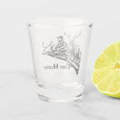 鹿の猟師 ショットグラス (裏面)