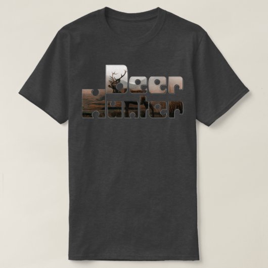 鹿の猟師 Tシャツ (デザイン正面)