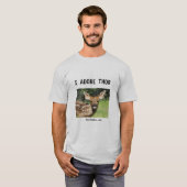 鹿の男のTシャツ Tシャツ (正面フル)