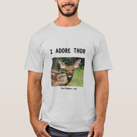 鹿の男のTシャツ Tシャツ (正面)