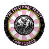 鹿の目標森林のアートワーク ダーツボード (正面)