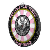 鹿の目標森林のアートワーク ダーツボード (正面右)