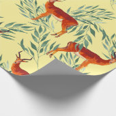 鹿の秋の冒険 ラッピングペーパー (角)