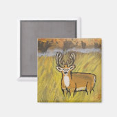 鹿の秋磁石 マグネット (正面/裏面)