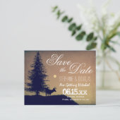 鹿の素朴木の国はがきを保存 案内ポストカード (スタンド正面)