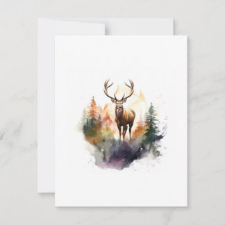 鹿の絵 ハッピー ホリデー シーズン クリスマス 自宅 暮らし 招待状