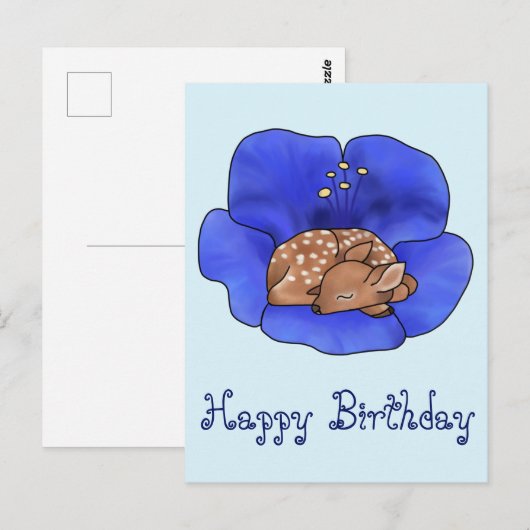 鹿の花 ポストカード (正面/裏面)