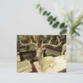 鹿の装飾 ポストカード (スタンド正面)