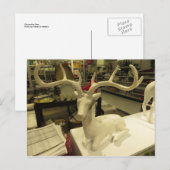 鹿の装飾 ポストカード (正面/裏面)