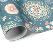 鹿の装飾 ラッピングペーパー (ロールコーナー)