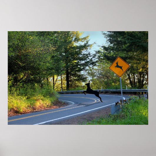 鹿の見張り ポスター (正面)