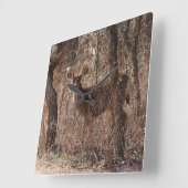 鹿の視線 スクエア壁時計 (傾斜)