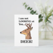 鹿の角おもしろい石 ポストカード (スタンド正面)