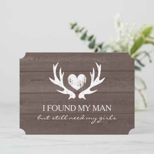 鹿の角が私の花嫁の付き添いの依頼カードになるか 招待状 (スタンド正面)