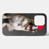 鹿の角を持つ犬 Case-Mate iPhoneケース (裏面 (横))