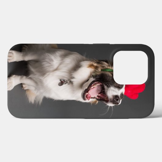 鹿の角を持つ犬 Case-Mate iPhoneケース (裏面 (横))