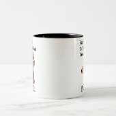 鹿の角 ジョーク ツートーンマグカップ (中央)