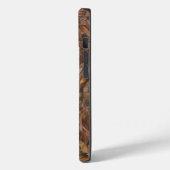 鹿の角 バック ワイルドディア 鹿のアート フォンケース Case-Mate iPhoneケース (裏面 / 左)