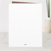 鹿の角　面白い カード (裏面)