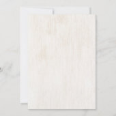 鹿の誕生日パーティー招待状 招待状 (裏面)