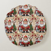 鹿の贈り物 ラウンドクッション (裏面)