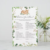 鹿の赤ちゃんシャワーあなたの電話の何 (スタンド正面)