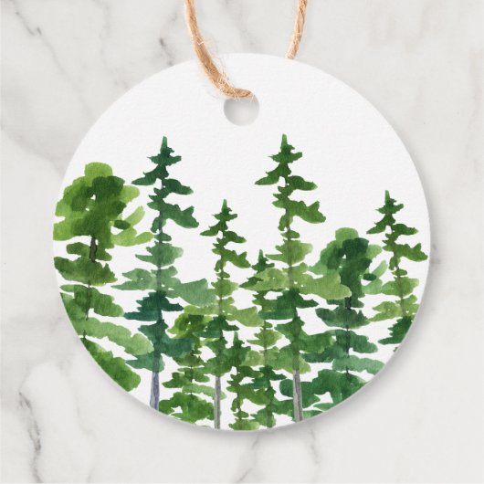 鹿の赤ちゃんシャワーありがとう フェイバータグ (裏面)