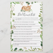 鹿の赤ちゃんシャワーパパがゲ最高のームを知る (正面)