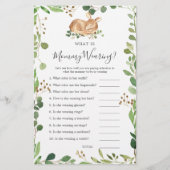 鹿の赤ちゃんシャワー何ママ着て (正面)