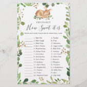 鹿の赤ちゃんシャワー妊娠どのように甘いゲーム (正面)