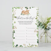 鹿の赤ちゃんシャワー推測バッグゲーム (スタンド正面)